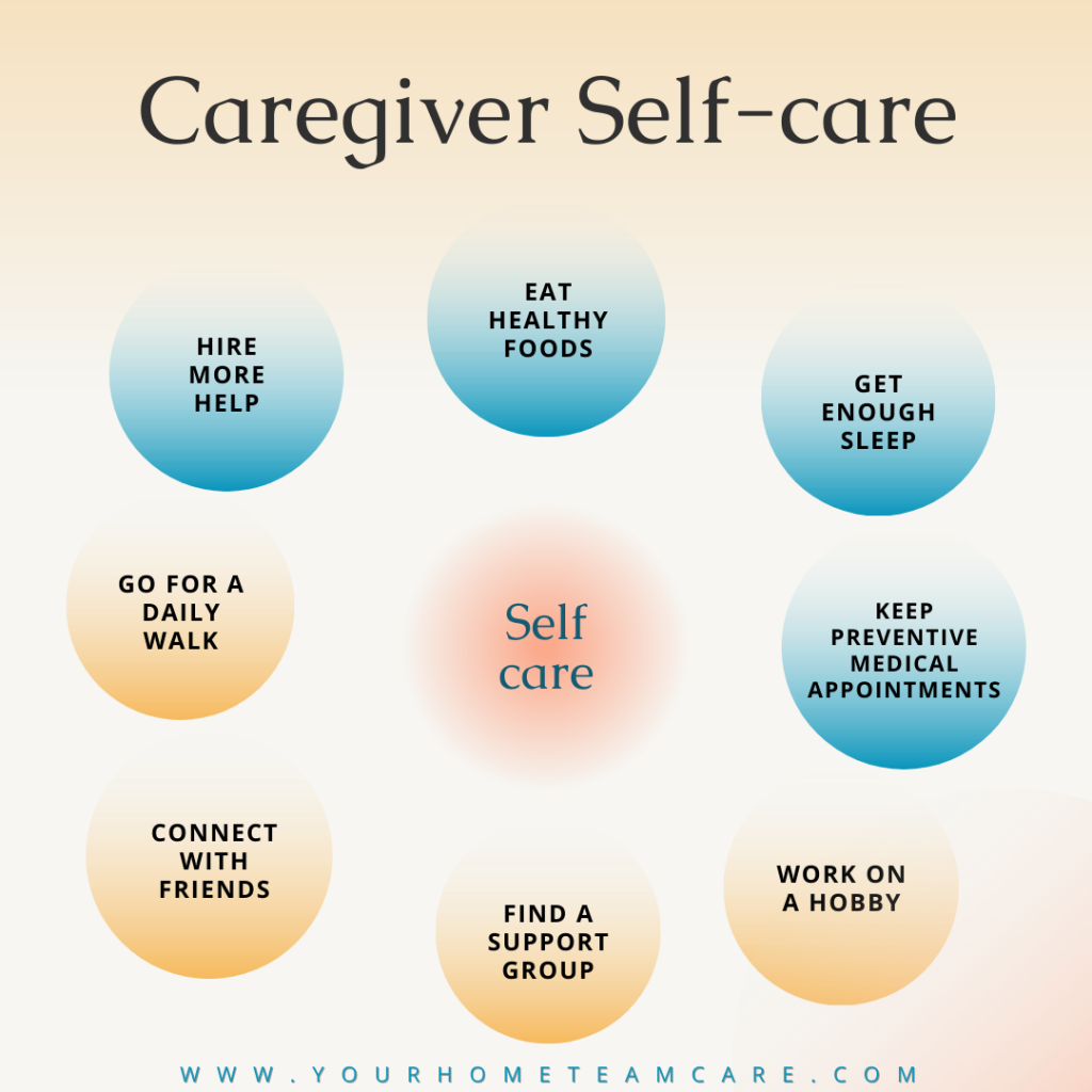 Stress relief techniques for caregivers