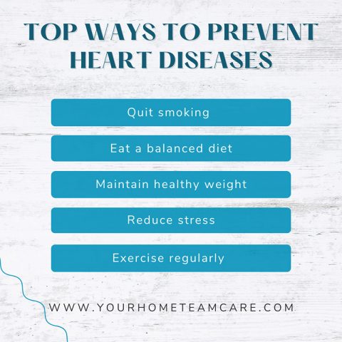 Heart Health Tips For a Healthy Lifestyle - Your Home Team Care Senior Care