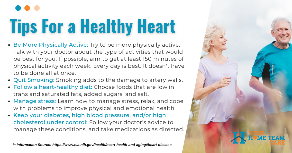 Heart health tips for aging adults
