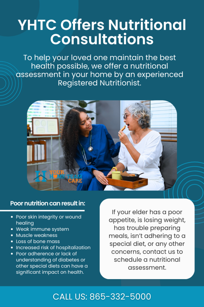 YHTC offers nutritional consultations for seniors