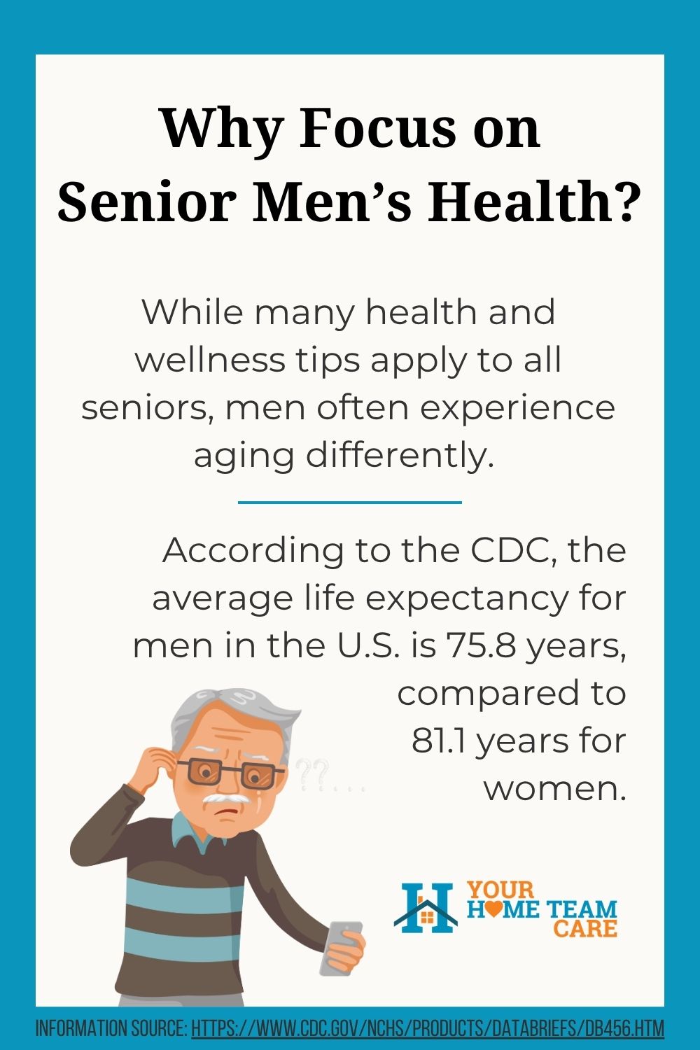 Why focus on senior men's health